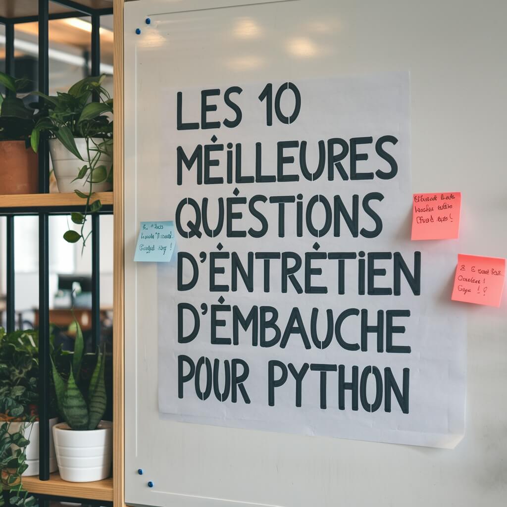 Top 10 Questions Entretien Embauche Python